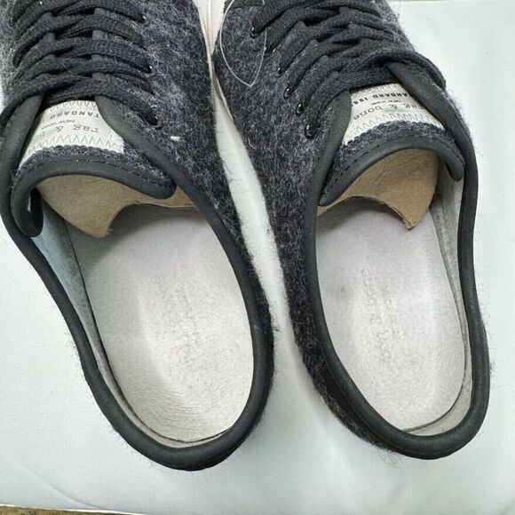 Rag & Bone Mens Sneakers EU 41 US 8 Standard Issue Wool Dark Grey Lace-Up Shoes - Picture 5 of 12